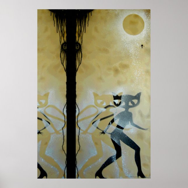 Cat Girl Night Poster (Frente)