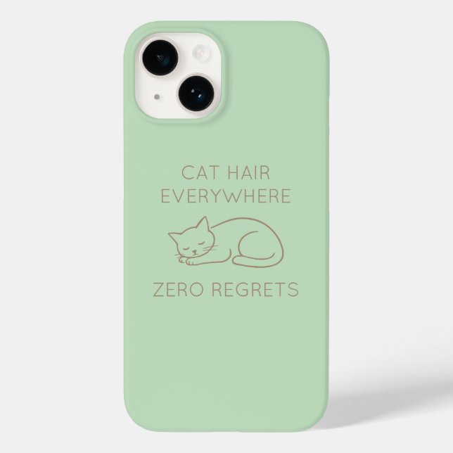Cat hair everywhere zero regrets (Verso)