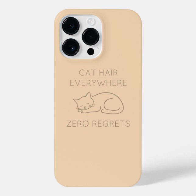 Cat hair everywhere zero regrets (Verso)