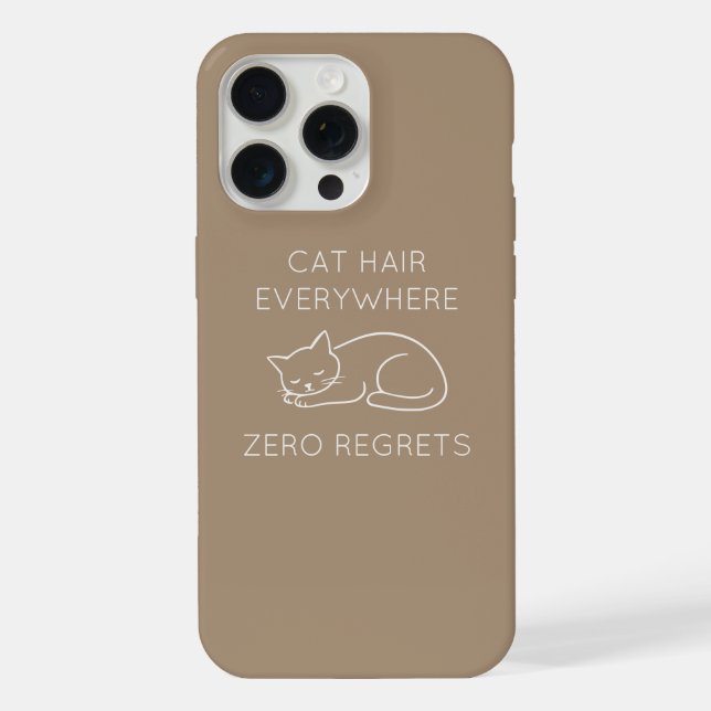 Cat hair everywhere zero regrets (Verso)