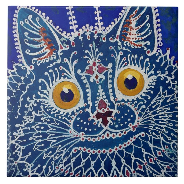 "Cat in Gothic Style" de Louis Wain (Frente)