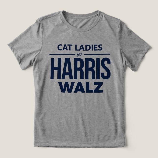 Cat Ladies para Harris Walz (Design frontal)