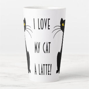 Cat Latte - 17 oz. Caneca
