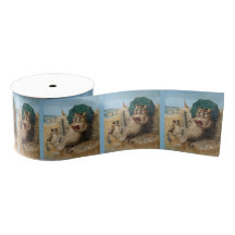 Cat Lendo um Livro de Louis Wain