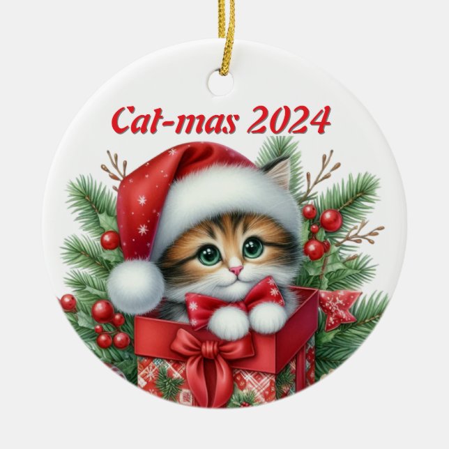 Cat-Mas 2024 Ornamento Editável (Frente)