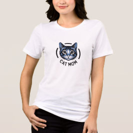 Cat Mom Graphic T-Shirt for Women