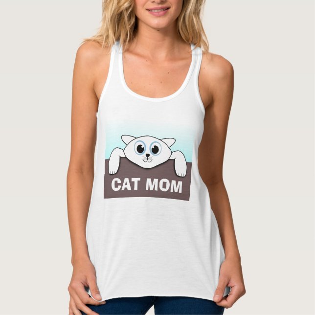 CAT MOM T-shirts Camisetas (Frente)