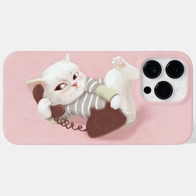 Cat no telefone (Verso (horizontal))