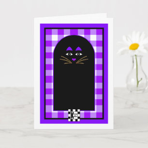 Cat pegou seu cartão de saudação?