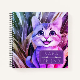 Cat Pets Animal Spiral Notebook