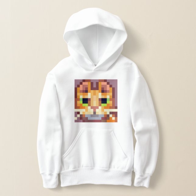 Cat pixelart hoody, Pixel Art  (Postura )
