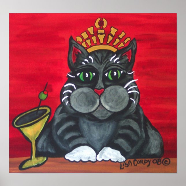 Cat Queen Poster (Frente)