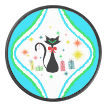 Cat. Retro Siamese de Natal