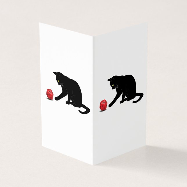 Cat Rolling Dice RPG RPG Jogos Jogando Lov (Exterior)