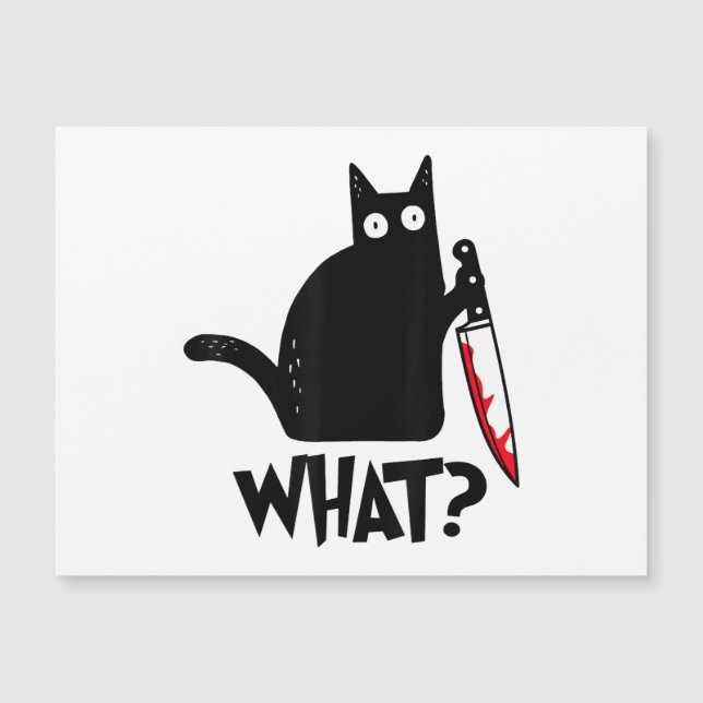 Cat What_ Funny Black Cat  (Frente)