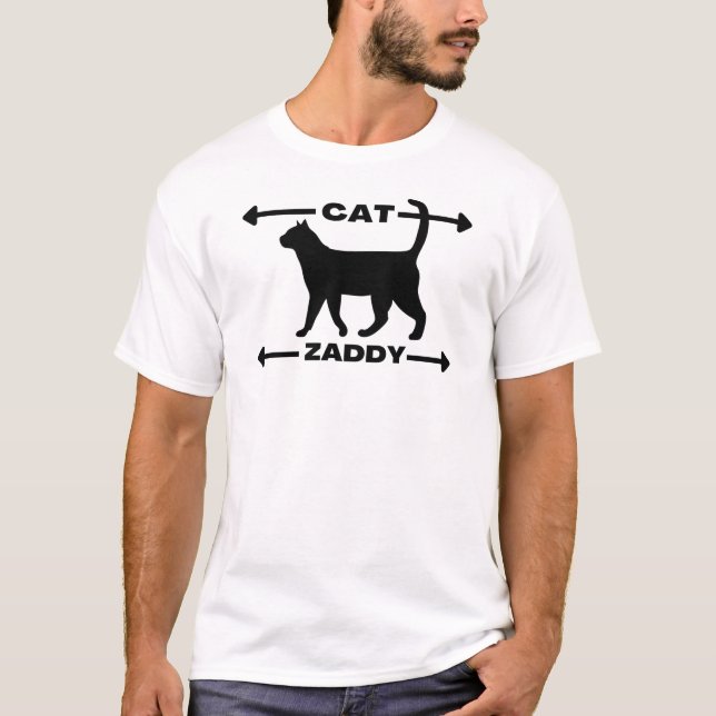 "Cat Zaddy" T - Camisa (Frente)