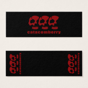 catacomberry skuletons BOOKMARKER