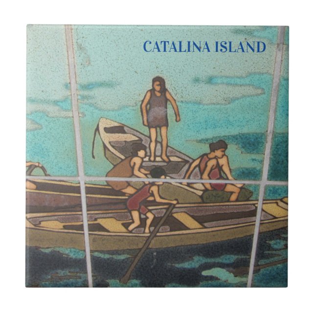 CATALINA ISLAND CERAMIC TILE ISLAND LIFE (Frente)