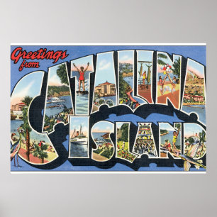 Catalina Island_Viagens vintage Poster