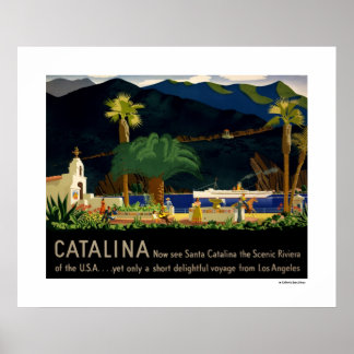 Catalina, por Otis Shepard, c. 1935. Pôster