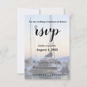 Catamaran em Lahaina Harbor Casamento RSVP