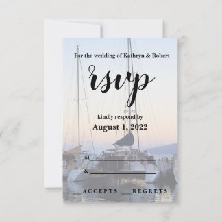 Catamaran em Lahaina Harbor Casamento RSVP