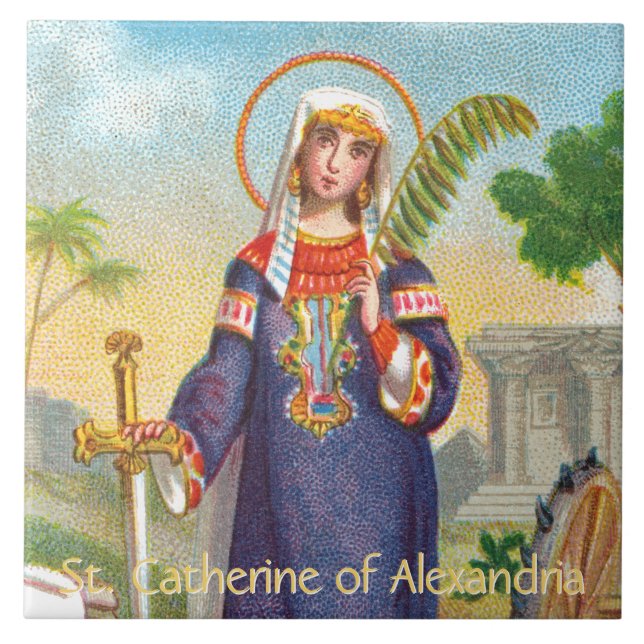Catarina de Alexandria, vestida egípcia (Frente)