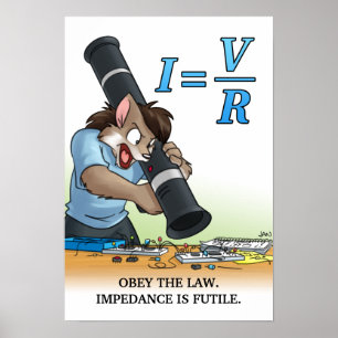 Catástrofe da faculdade - poster - a lei de ohm