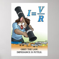 Catástrofe na Faculdade - Poster - Lei de Ohm