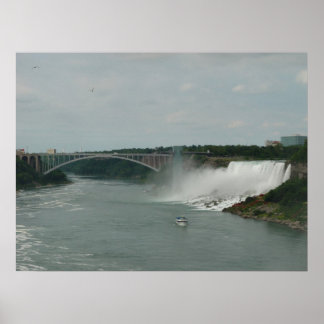 Catástrofes americanas na Poster de Niagara Falls