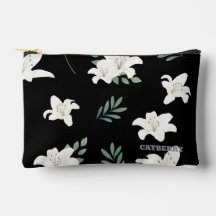 Catberry | Minimalist Floral Pattern Pouch