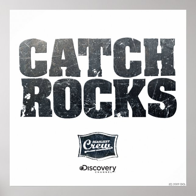 Catch Rocks Poster (Frente)