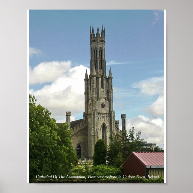 Catedral da Assunção, Poster de Carlow Town (Frente)