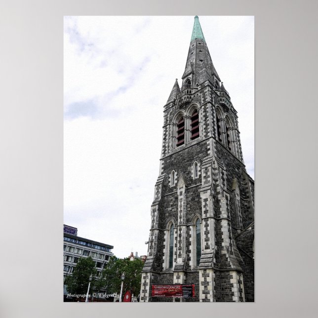 Catedral de Cristo, Poster da Nova Zelândia (Frente)