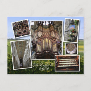 Catedral de Ely, cartão postal do Reino Unido