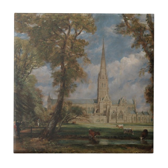 Catedral de John Constable | Salisbúria do Bish (Frente)