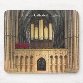 Catedral de lincoln do mousepad do órgão de