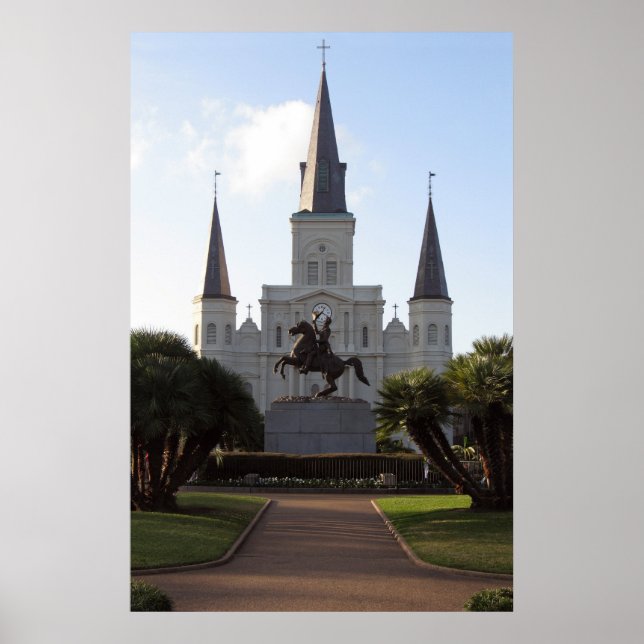 Catedral de Louis, Poster de Nova Orleans (Frente)