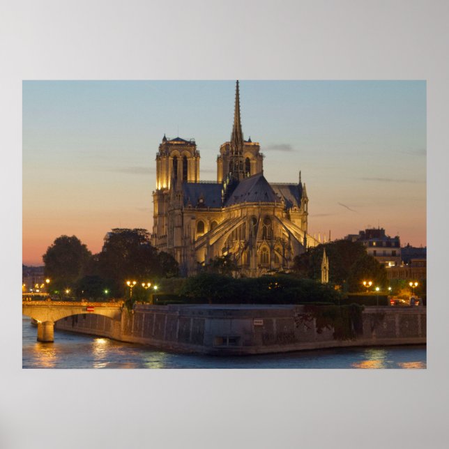 Catedral de Notre Dame Poster (Frente)