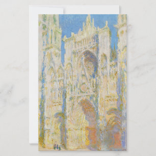 Catedral de Rouen Portal Luz da Manhã Claude Monet
