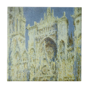 Catedral de Rouen West Facade Sunlight, Claude Mon