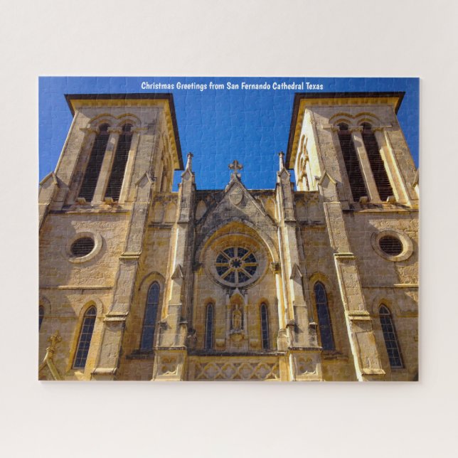 Catedral de San Fernando Texas. Quebra-cabeça (Horizontal)