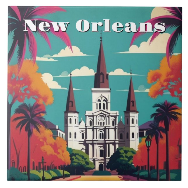 Catedral de São Luís de Nova Orleans (Frente)
