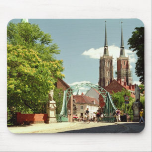 Catedral gótico em Wroclaw Mousepad