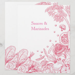 Categoria de Receita de Vegetais Rosa Retirados à