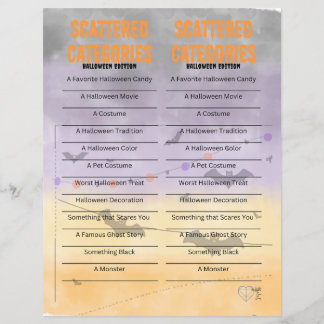 Categorias dispersas - Halloween Edition