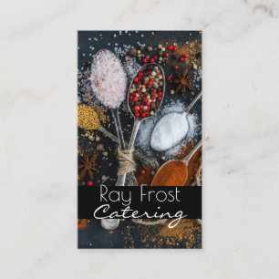 Catering, Chef Pessoal, Cartão de visita de Comida