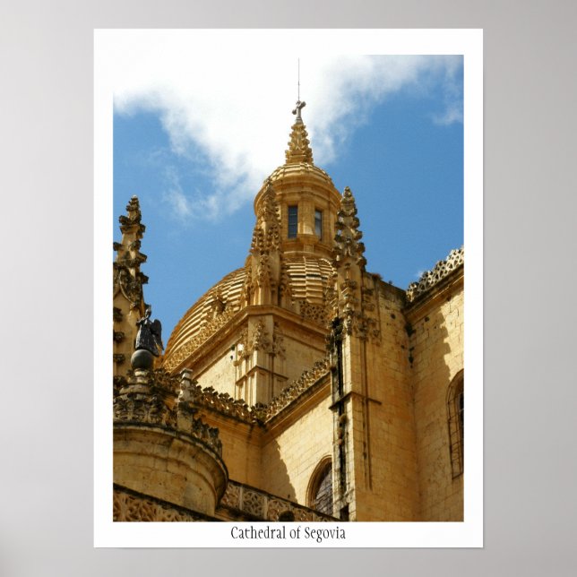 Cathedral of Segovia Poster (Frente)
