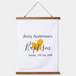 Catholic baptism kids modern simple QR minimal