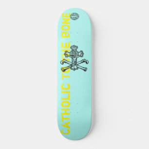 Católico ao skate ósseo, deck de 8 1/8"